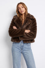 Cargar imagen en el visor de la galería, CHAQUETA IRINA CHOCOLATE