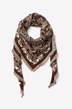 Cargar imagen en el visor de la galería, PAÑUELO BRENDA CHOCOLATE