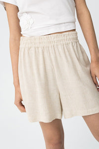 PANTALON CORTO ALFIE BEIGE