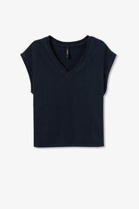 CAMISETA CHARLIZE AZUL MARINO
