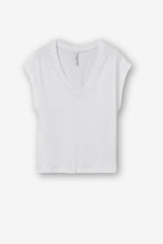 Cargar imagen en el visor de la galería, CAMISETA CHARLIZE BLANCO