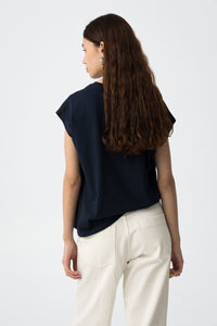 CAMISETA CHARLIZE AZUL MARINO