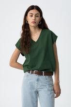 Cargar imagen en el visor de la galería, CAMISETA CHARLIZE VERDE