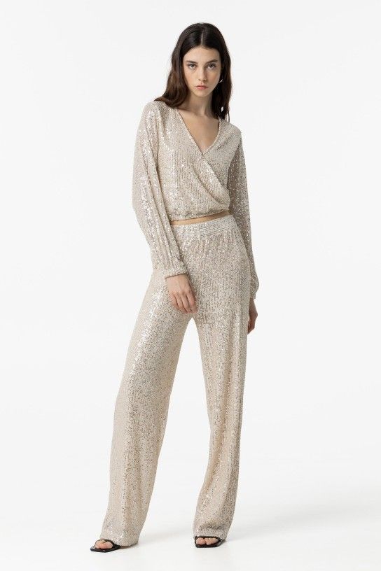PANTALON FIESTA GLORIA DORADO