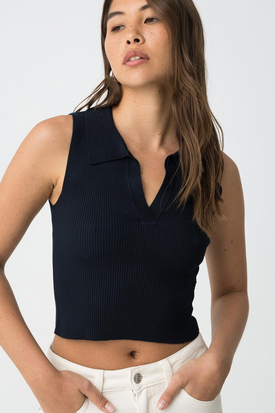 TOP GONTINA AZUL