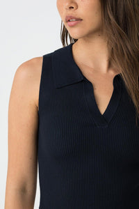 TOP GONTINA AZUL