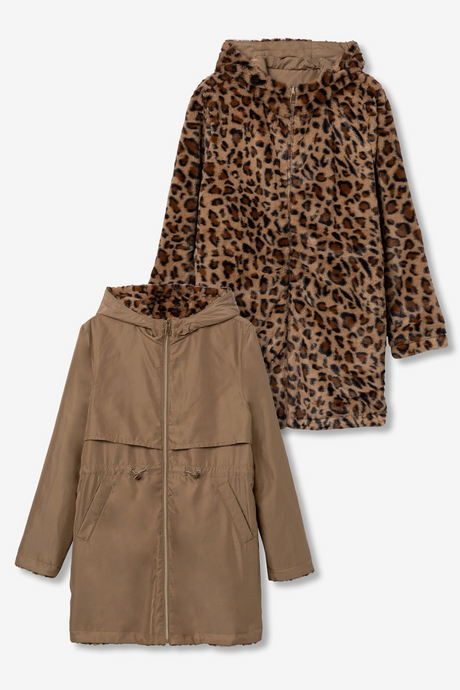 CHAQUETA ROCKY REVERSIBLE ANIMAL PRINT