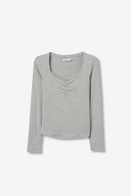 Cargar imagen en el visor de la galería, CAMISETA PALMA GRIS