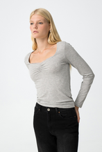 Cargar imagen en el visor de la galería, CAMISETA PALMA GRIS