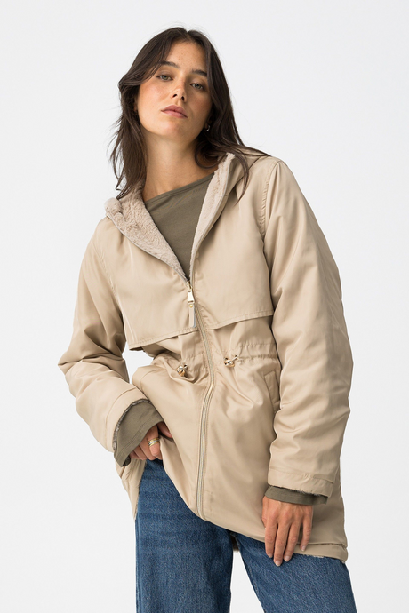 CHAQUETA ROCKY BEIGE