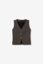 Cargar imagen en el visor de la galería, CHALECO KENDAL CHOCOLATE
