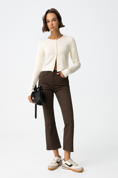 JEANS MEGAN CHOCOLATE