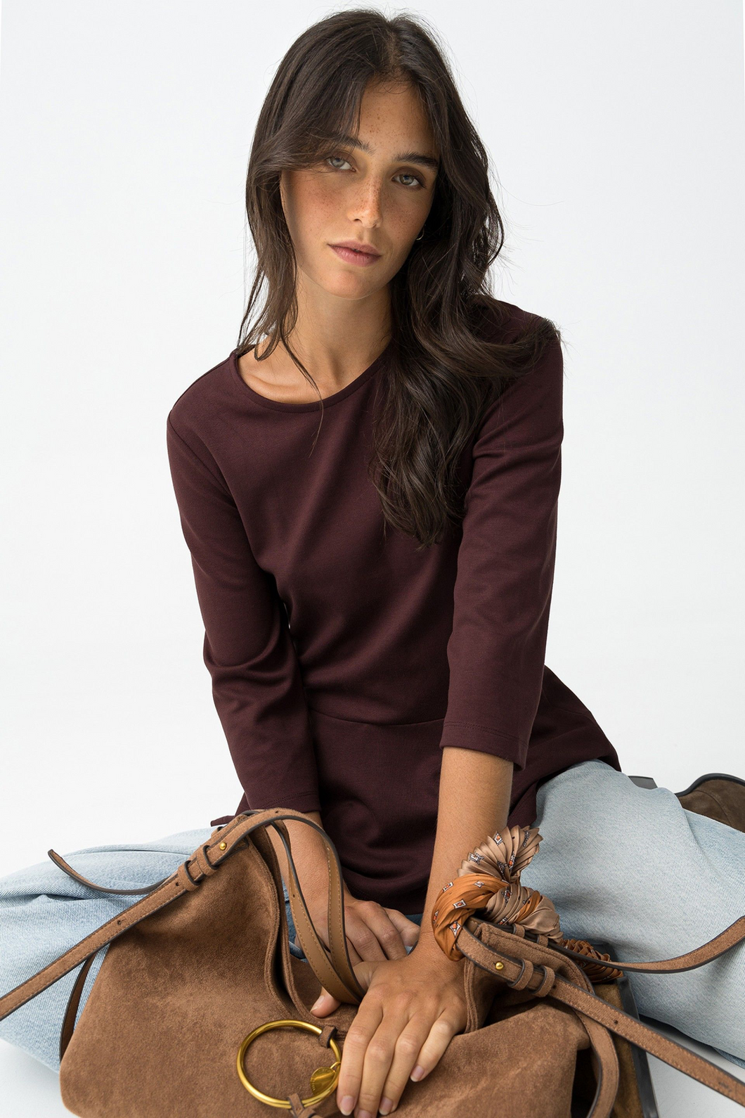 CAMISETA KELLY BURDEOS