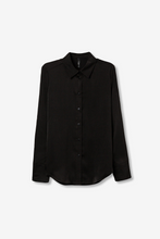 Cargar imagen en el visor de la galería, CAMISA SARAN NEGRO