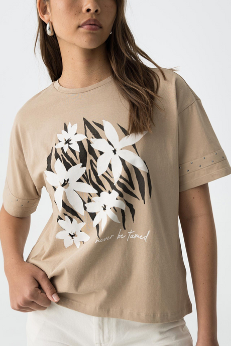 CAMISETA JUNGLE BEIGE