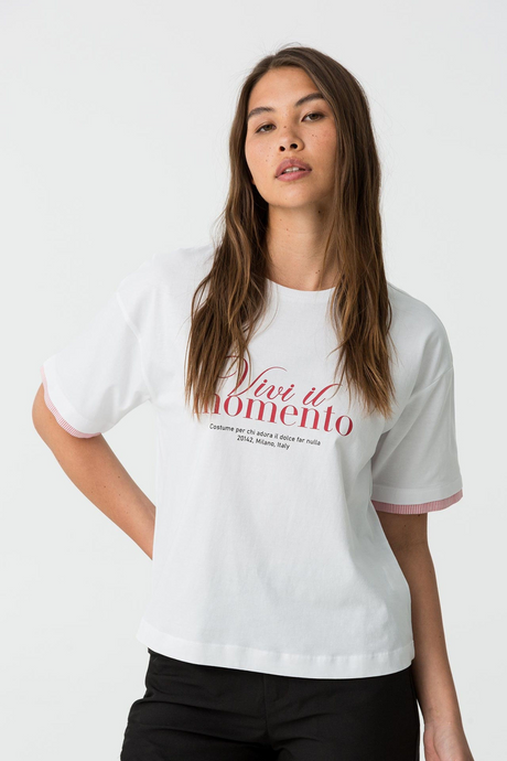 CAMISETA DOLCE BLANCO