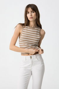 CAMISETA LEONOR BEIGE
