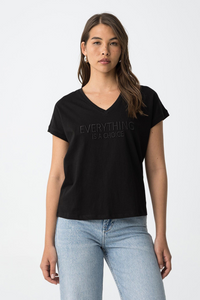 CAMISETA SYRA NEGRA