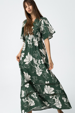 Cargar imagen en el visor de la galería, VESTIDO MAGNOLIA VERDE