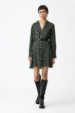 Cargar imagen en el visor de la galería, VESTIDO LEOPARD VERDE