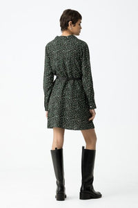 VESTIDO LEOPARD VERDE