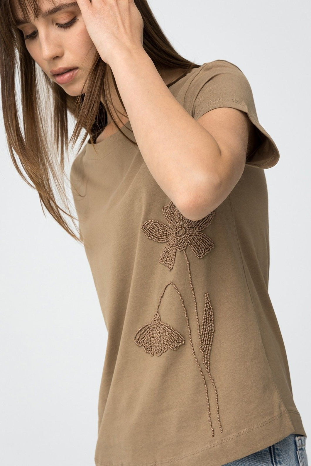 CAMISETA LYON BEIGE